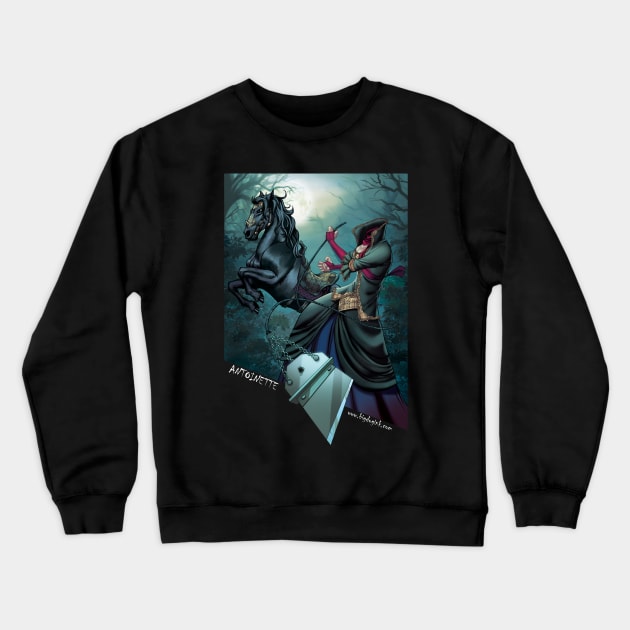 Marie Antoinette Guillotine Crewneck Sweatshirt by crittersdaddy